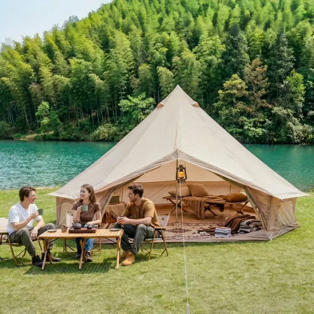 Bell Tent 13.1ft 8 people waterproof