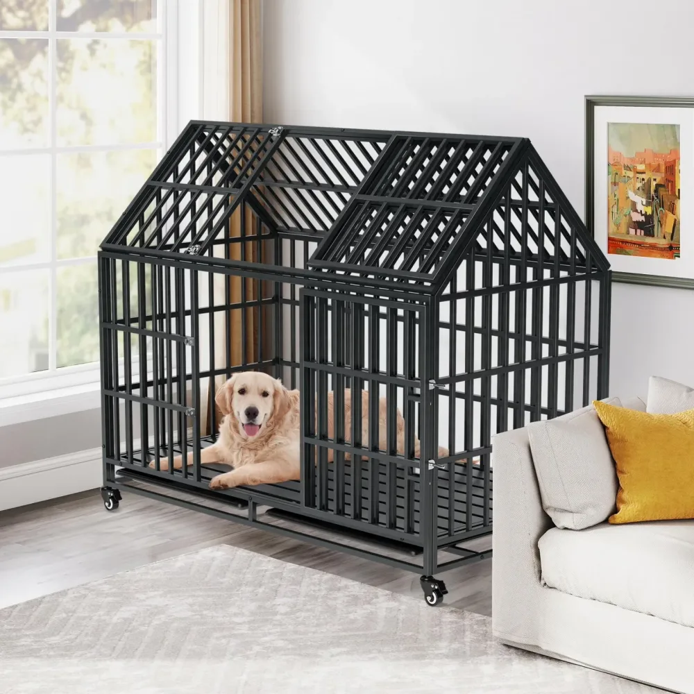 Dog Crate 54 inch black 52 inches