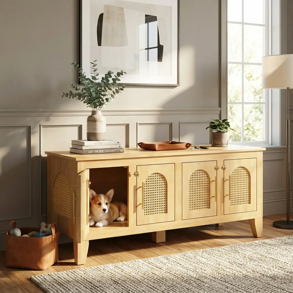 Dog Crate white