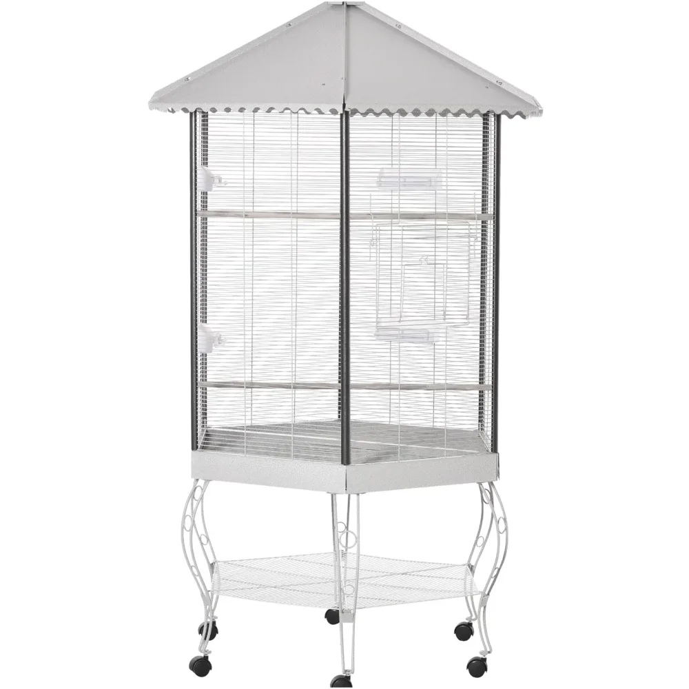 Bird Cage 77 inch white 77 inches