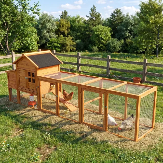 Chicken Coop weatherproof orange 122 in