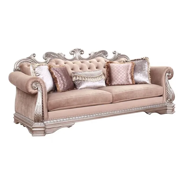 Sofa silver 100 in 42 in