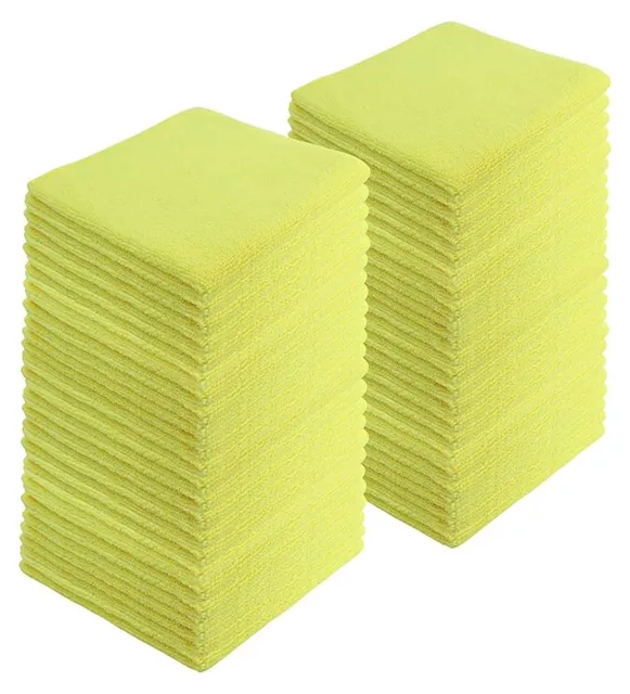 Microfiber Cleaning 120 pack 16" yellow