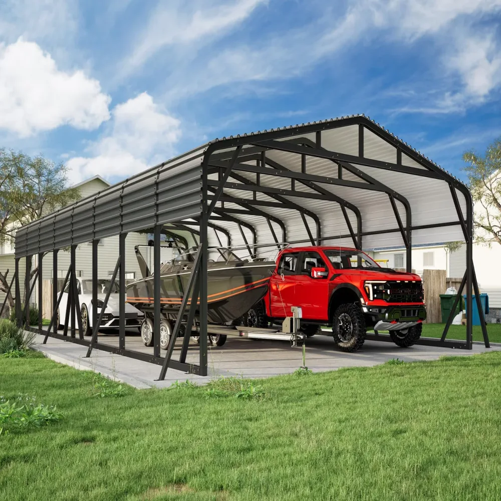 Metal Carport 25 ft 2-3 people waterproof
