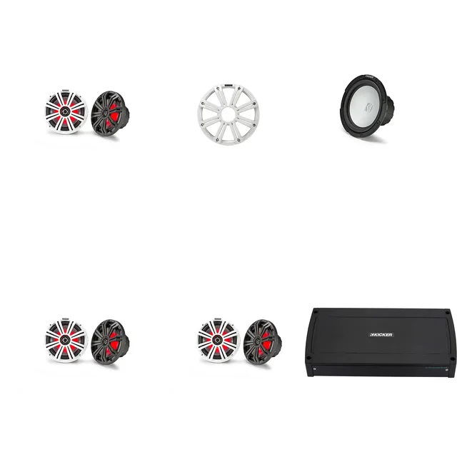 Marine Audio 8" 10" led