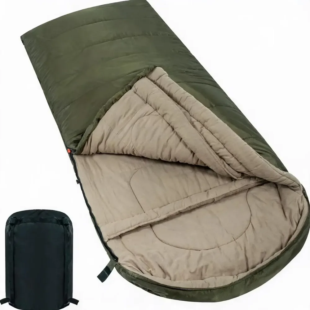 Sleeping Bag 39 in green 90 inches