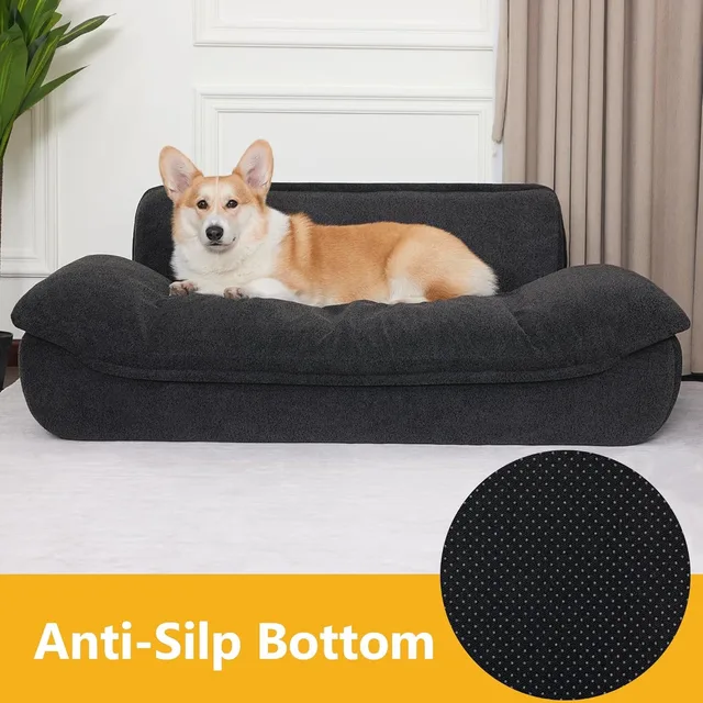 Sofa Bed black 21.3 inches