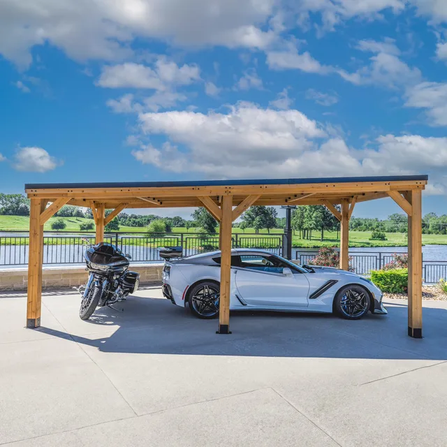 Carport Galvanized 20' 500 pounds 30 inches