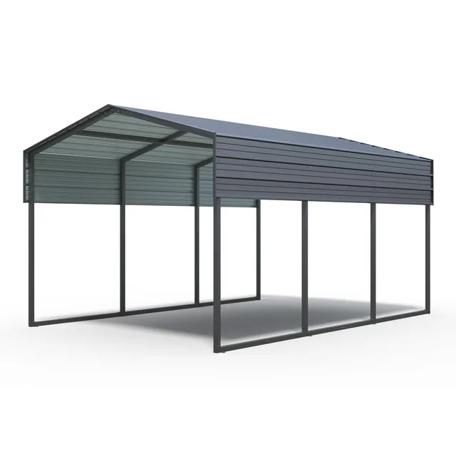 Metal Carport 302 lbs 10 ft 15 ft