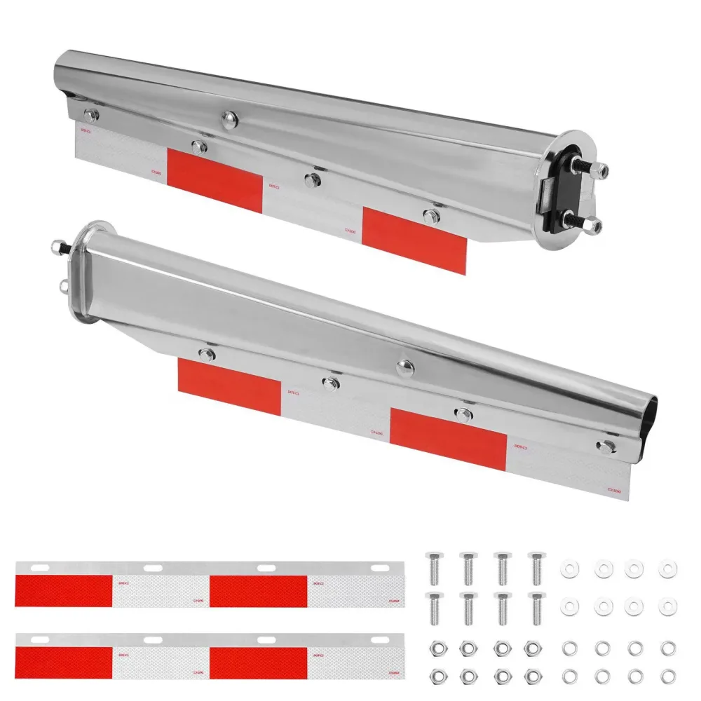 Semi Truck 2.5 inch 1 pair silver