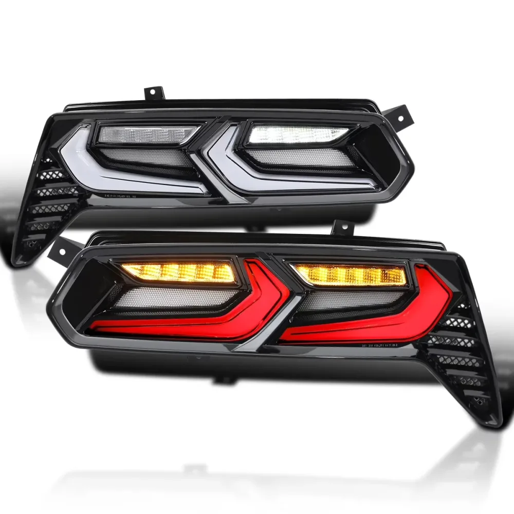 Light led black 1 pair