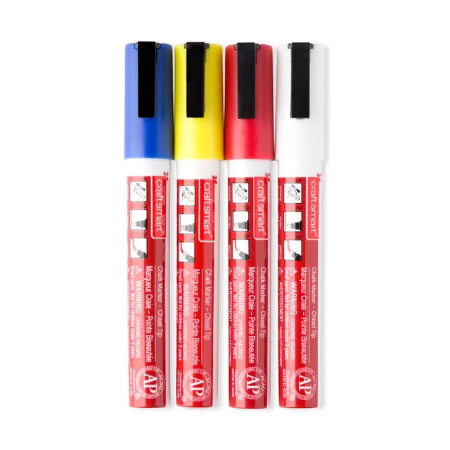 Chalk Marker 9 packs white yellow