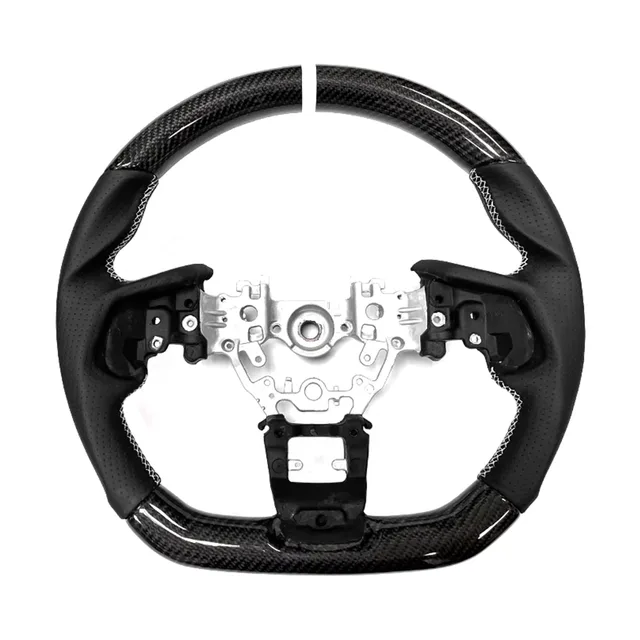 Motorsports Steering black white