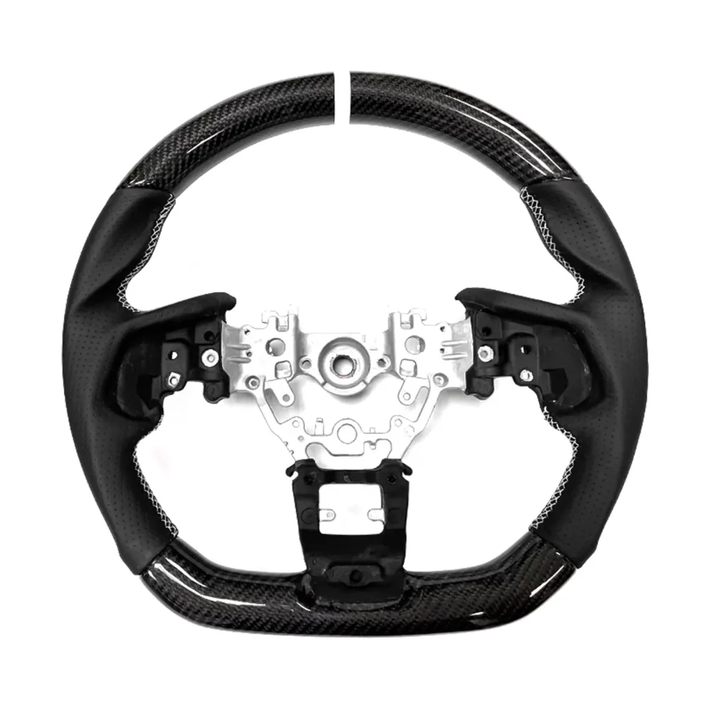Motorsports Steering black white