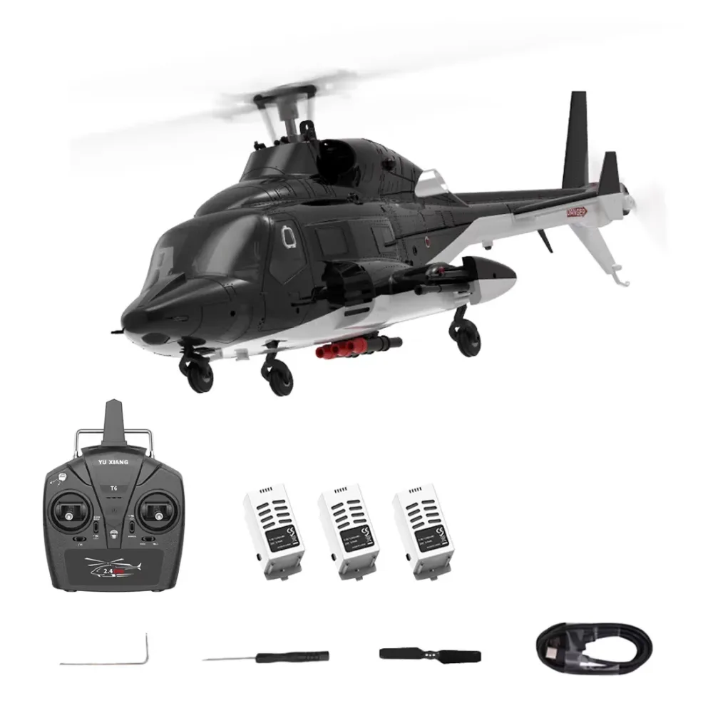 Helicopter Scale black white