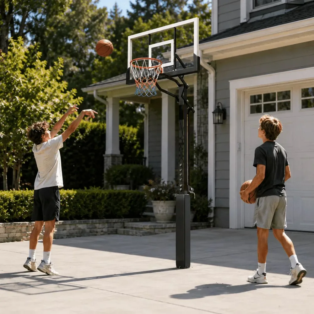Basketball Hoop 54 in adjustable 18 in