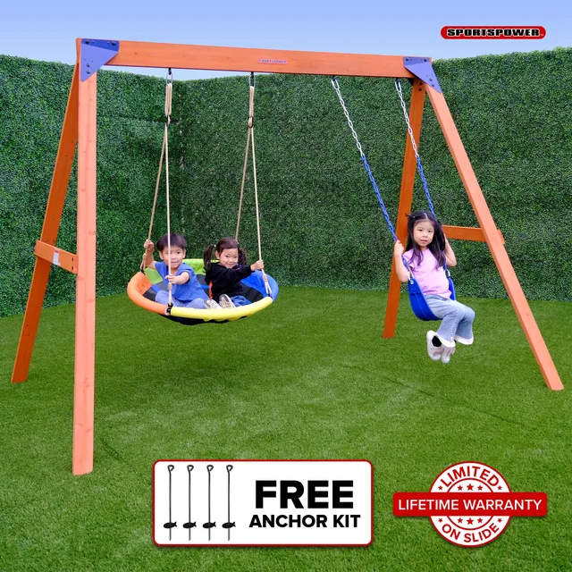 Swing Backyard 40" adjustable 9.5 ft