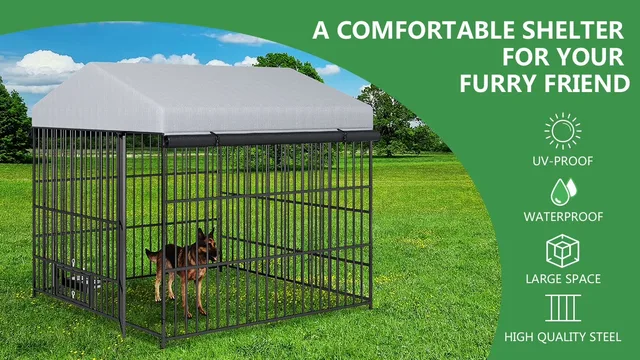 Dog Crate black gray 58 inches