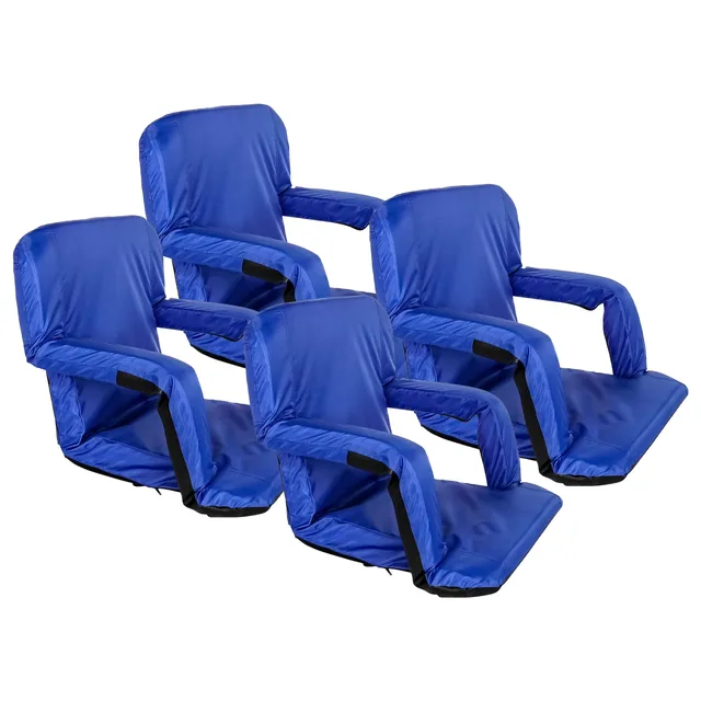 Stadium Seat 4 pack foldable blue