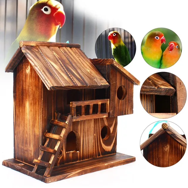 Bird House 2.6lb brown