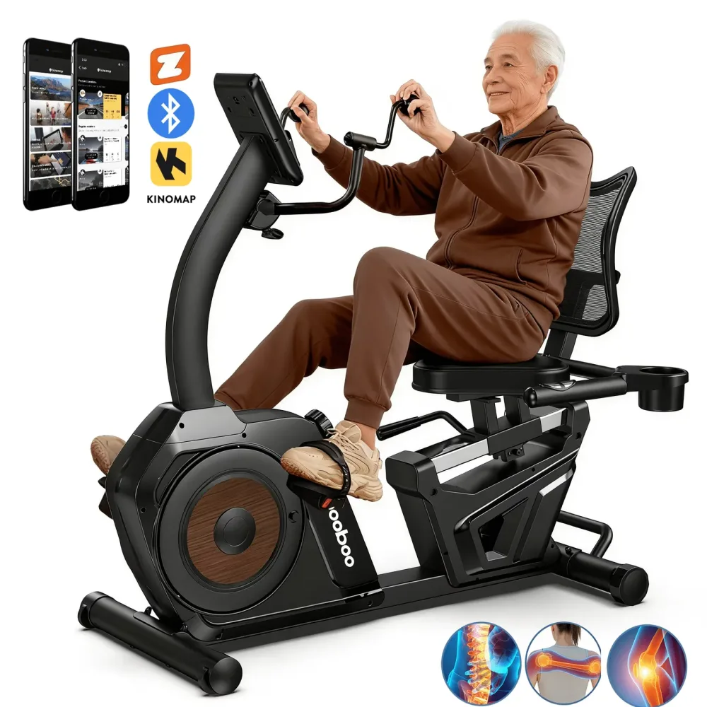 Exercise Bike 400lbs heavy-duty bluetooth