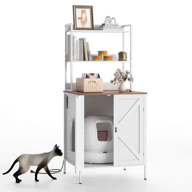 Cat Litter white gray 31.5'
