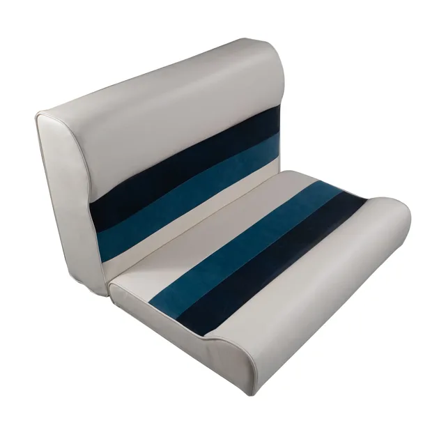 Bench Seat 28" white blue