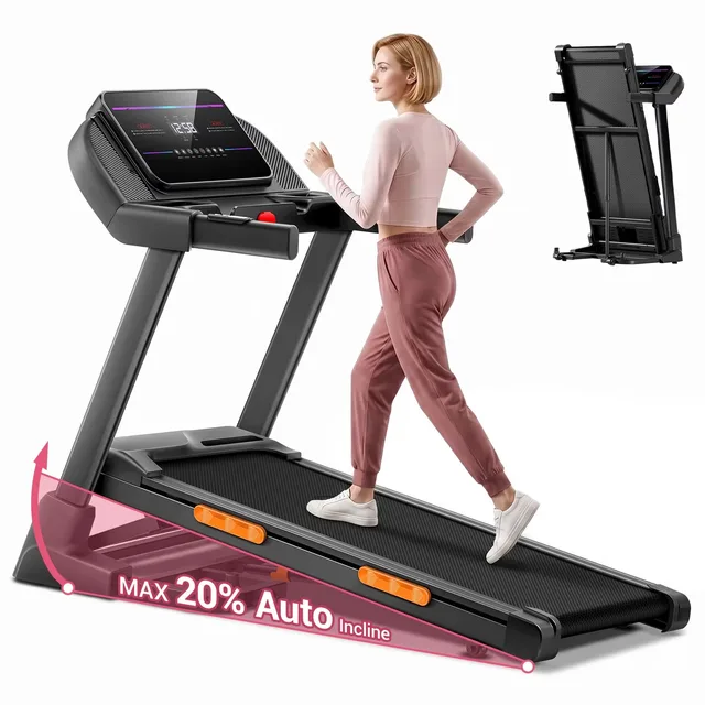 Treadmill 4.0hp 400 lbs folding