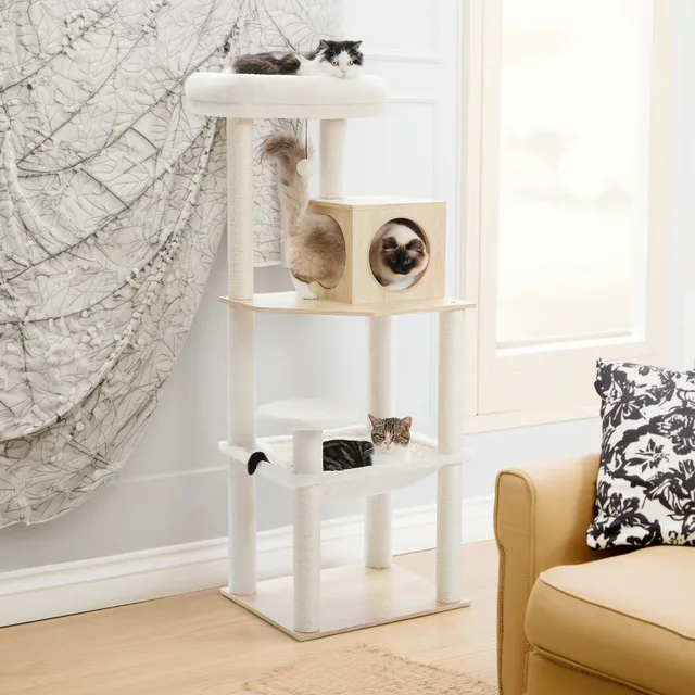 Furniture & Enrichment 56" beige 56.3 inches