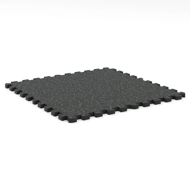 Workout Mats 0.39' black blue