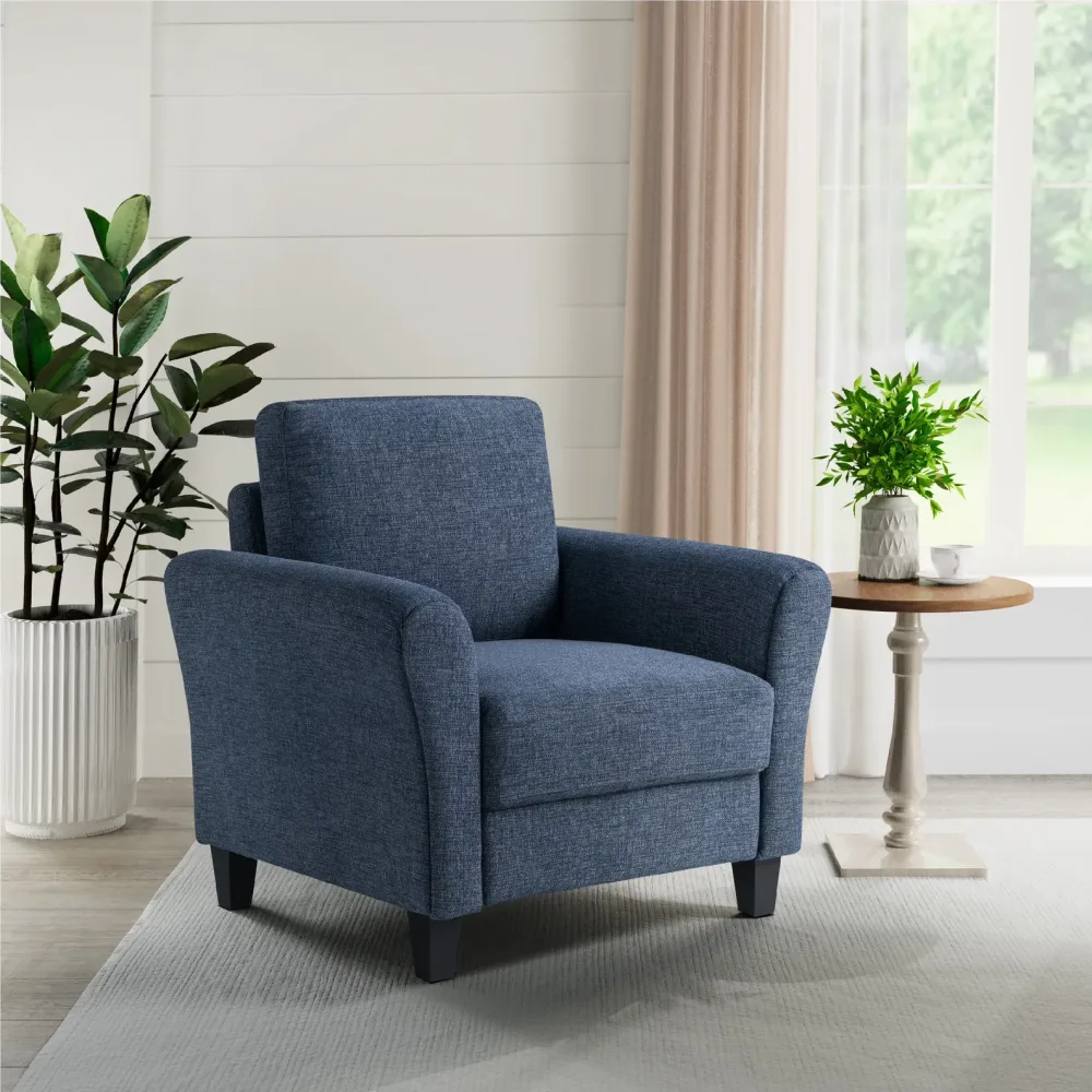Chair brown blue