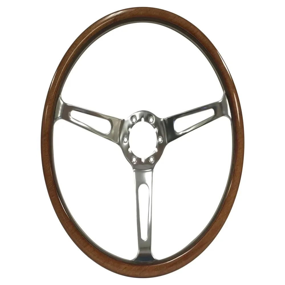 Wood Steering 15 inch 2 inch 70mm