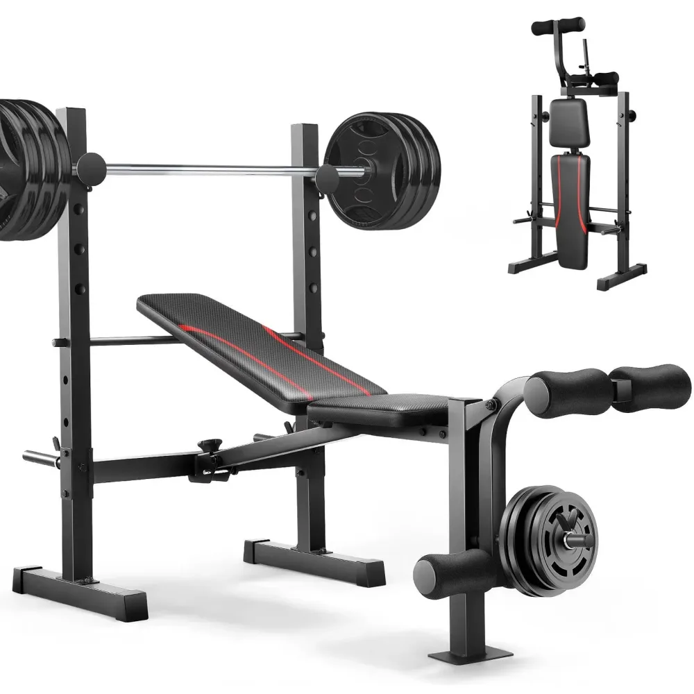 Weight Bench 600lbs foldable adjustable