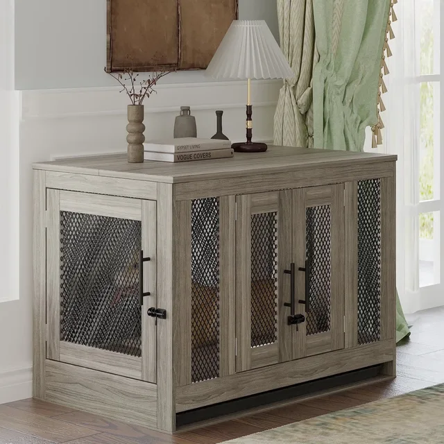 Dog Crate 38.5" gray 23.6"