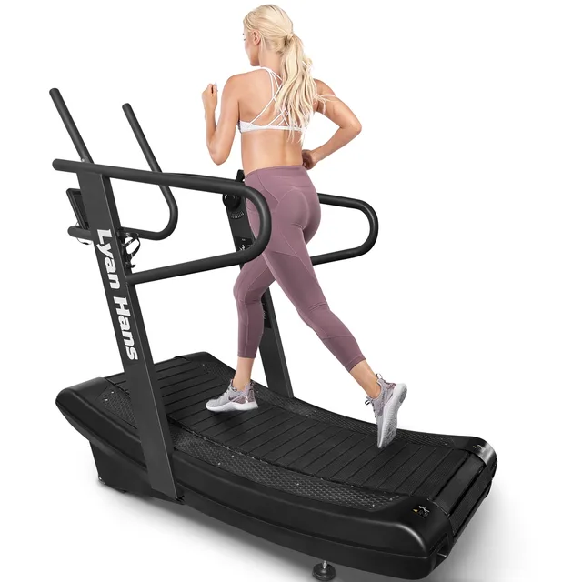 Treadmill 450lbs black 63"