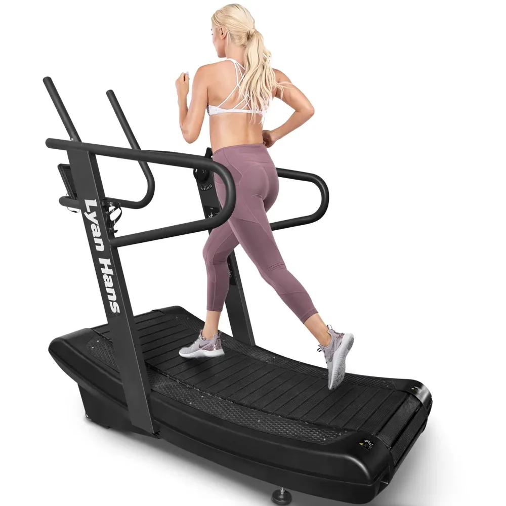 Treadmill 450lbs black 63"
