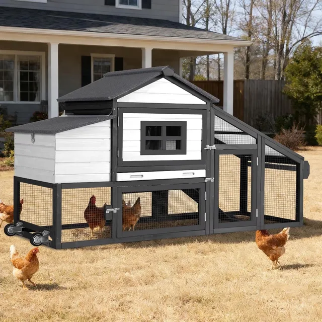 Chicken Coop grey black 8 lb