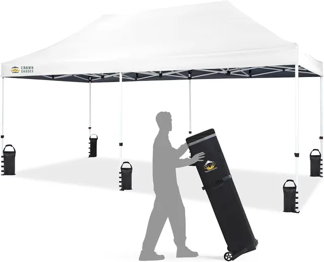 Canopy Tent white blue 2 people