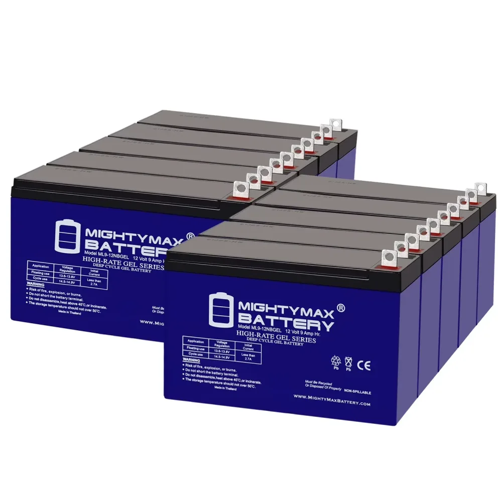 Battery 12v 10 pack 12 volt