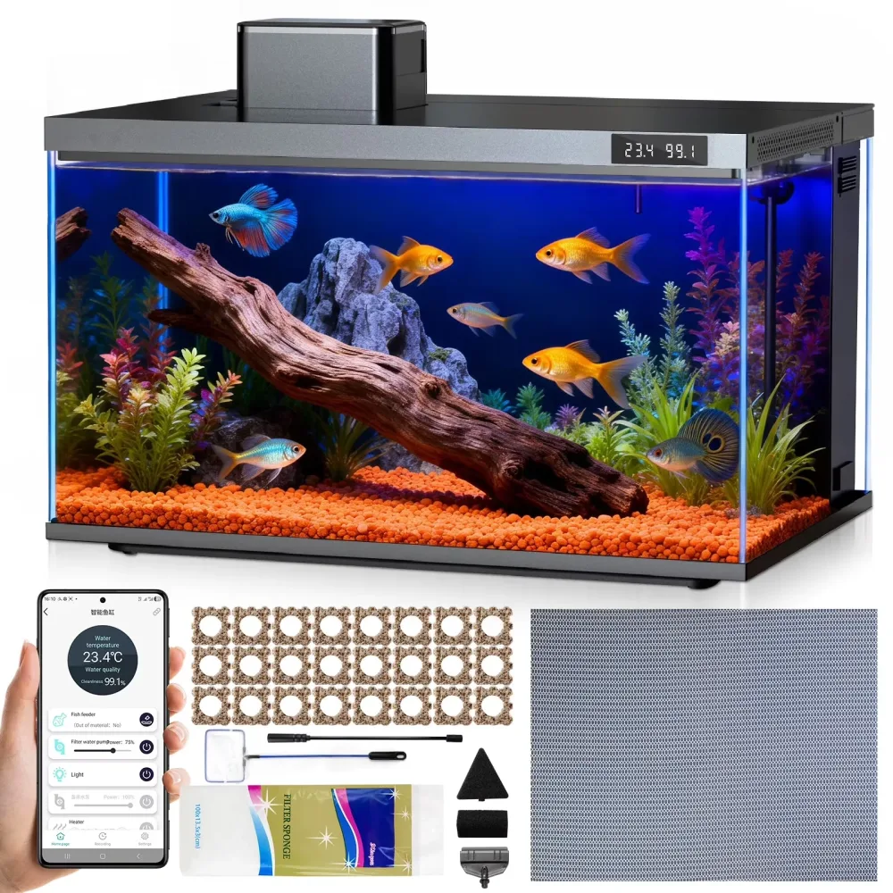 Fish Tank 10 gallon led 18.3"