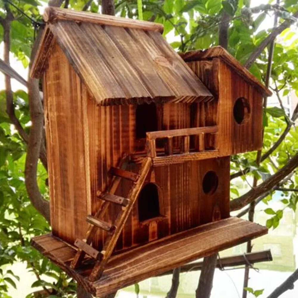 Wooden Bird 4.5cm 1.77in 2.5cm