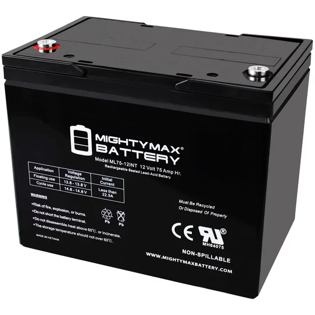 Battery 12v 12 volt 10.24 in