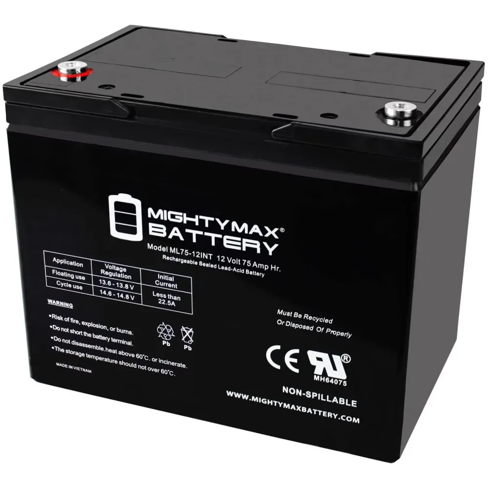 Battery 12v 12 volt 10.24 in