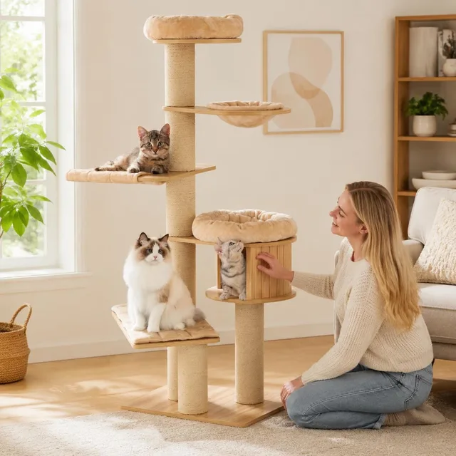 Furniture & Enrichment 75.5 in beige