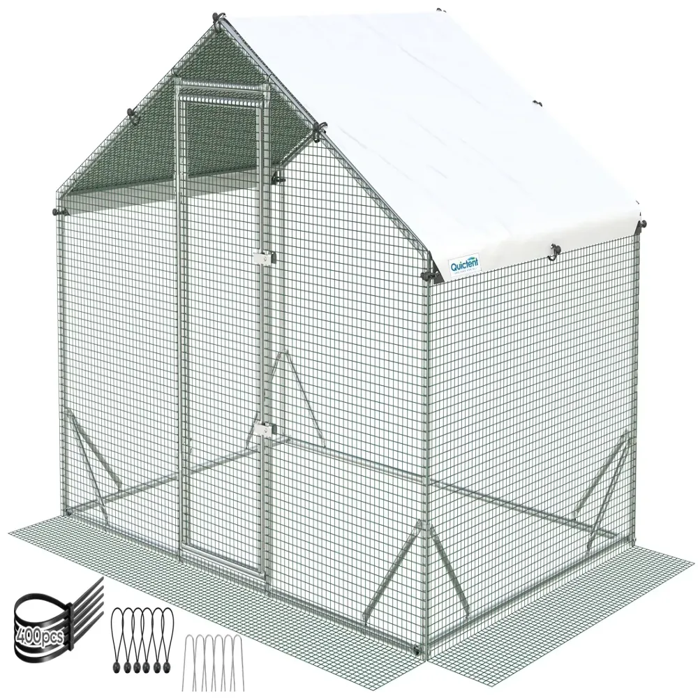 Chicken Coop 6ft waterproof white