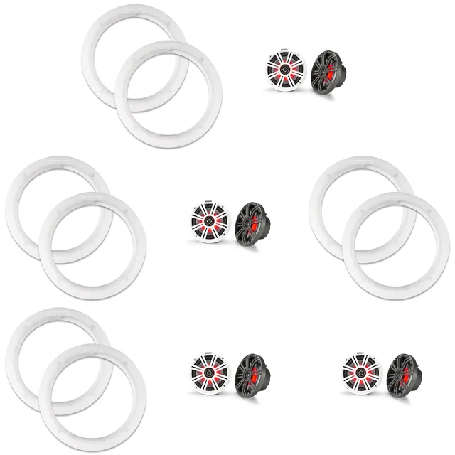 Speaker 4 pair led white