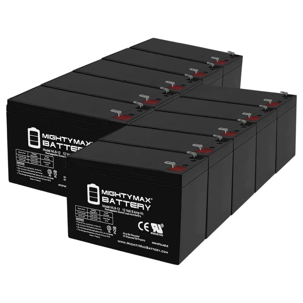 Battery 12v 10 pack 12 volt