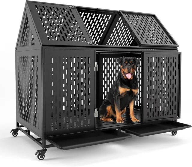 Dog Crate 52 inch 500 lbs