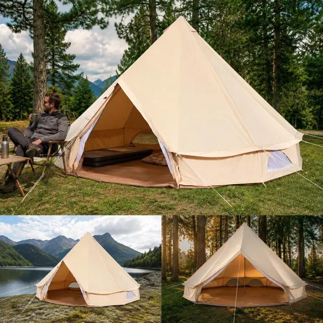 Bell Tent 4 people 9.8 ft 200 cm