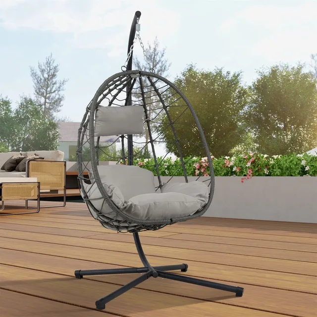 Chair 2 person beige gray